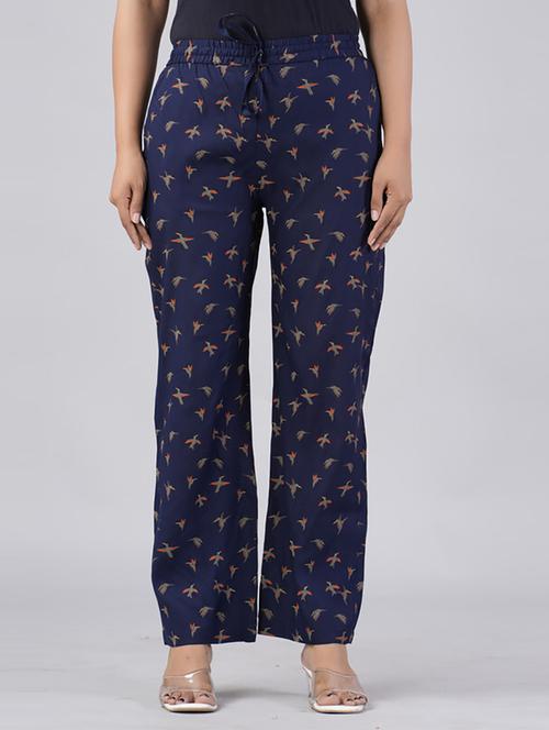 women straight fit printed palazzo - 21231960 -  Standard Image - 0