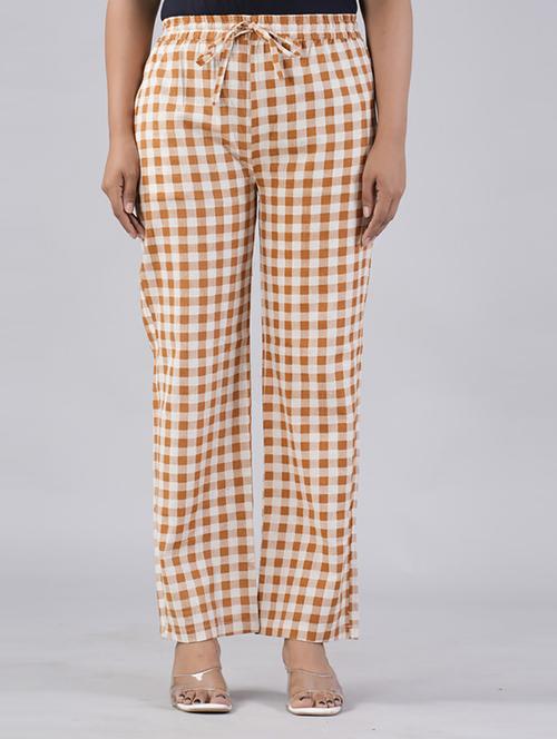 women straight fit printed palazzo - 21231995 -  Standard Image - 0