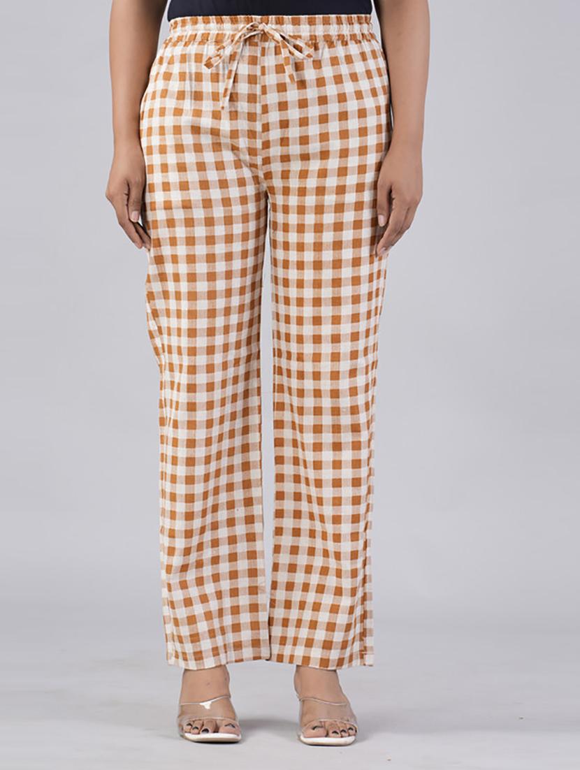 women straight fit printed palazzo - 21231995 -  Zoom Image - 0
