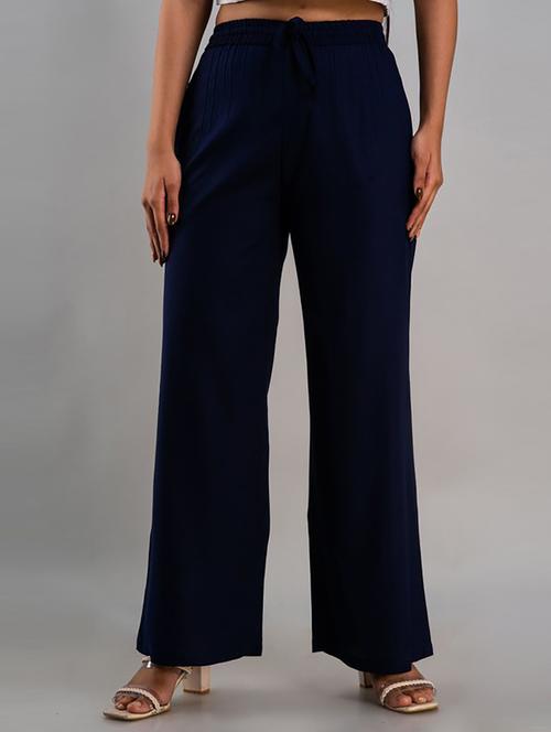 women straight fit printed palazzo - 21231998 -  Standard Image - 0