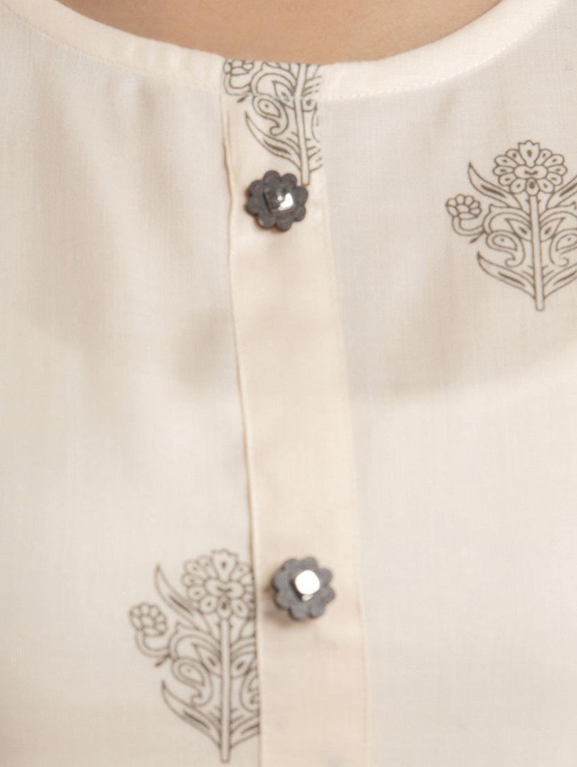 women three quarter sleeve straight kurta - 21232105 - Standard Image - 4