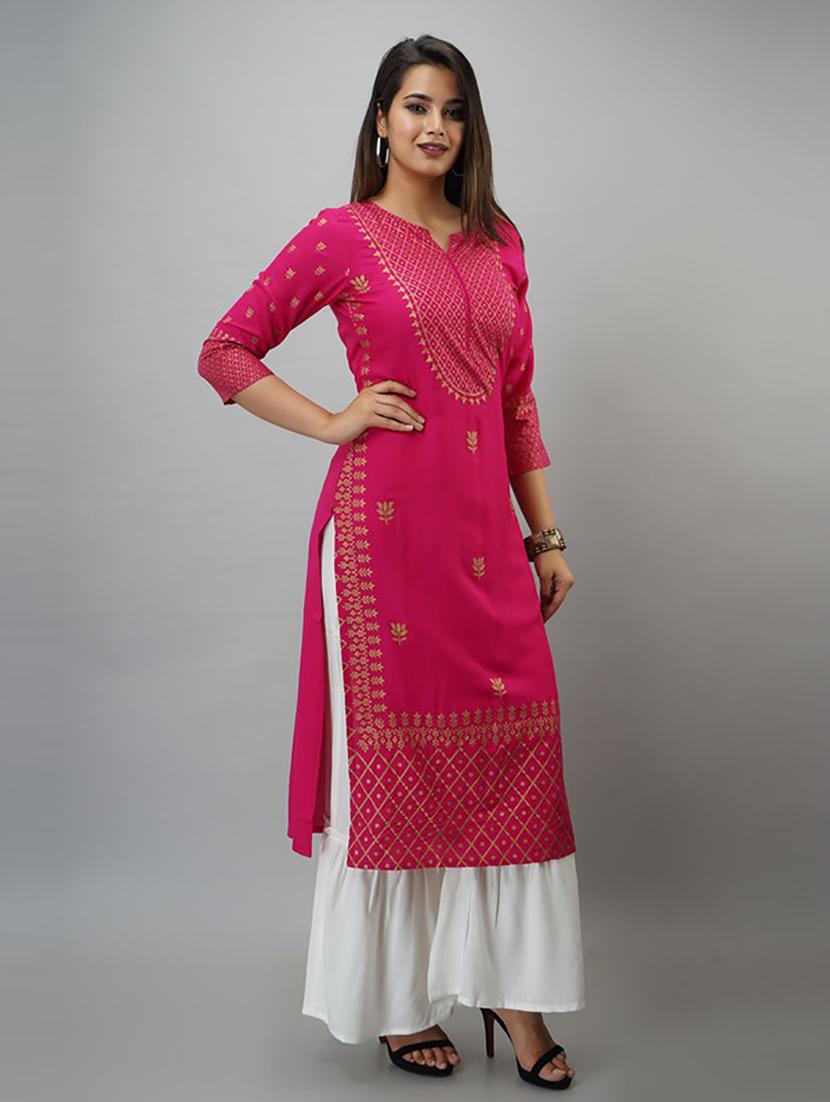 women printedkurta sharara set - 21232253 - Standard Image - 1