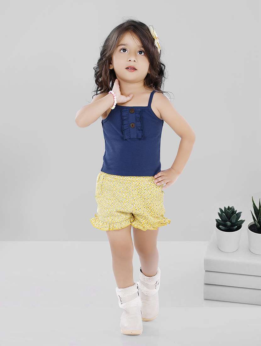 navy blue cotton tee