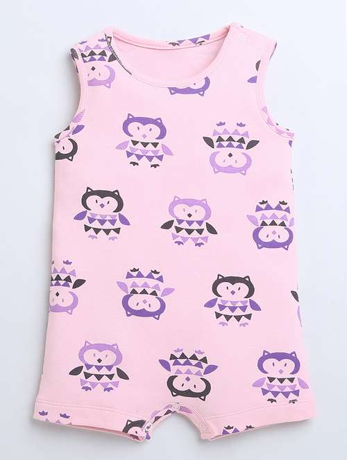 pink cotton onesie