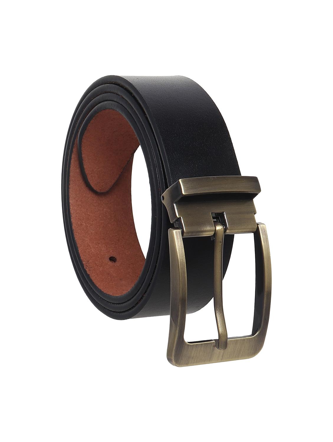 black leather belt - 21232786 - Standard Image - 1