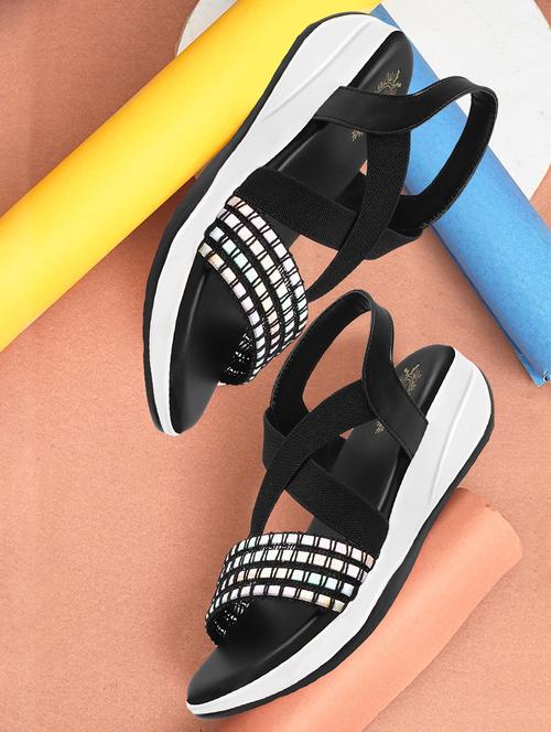 black slip on wedge - 21233171 - Standard Image - 0