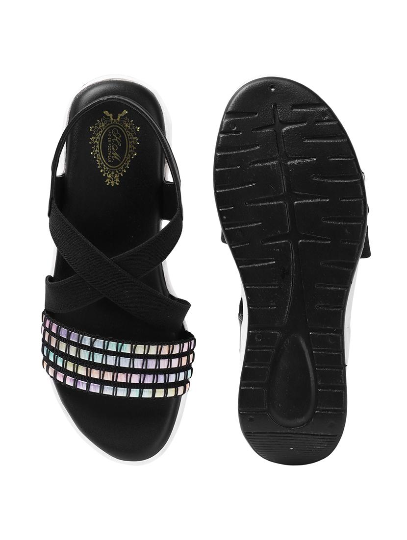black slip on wedge - 21233171 - Standard Image - 4