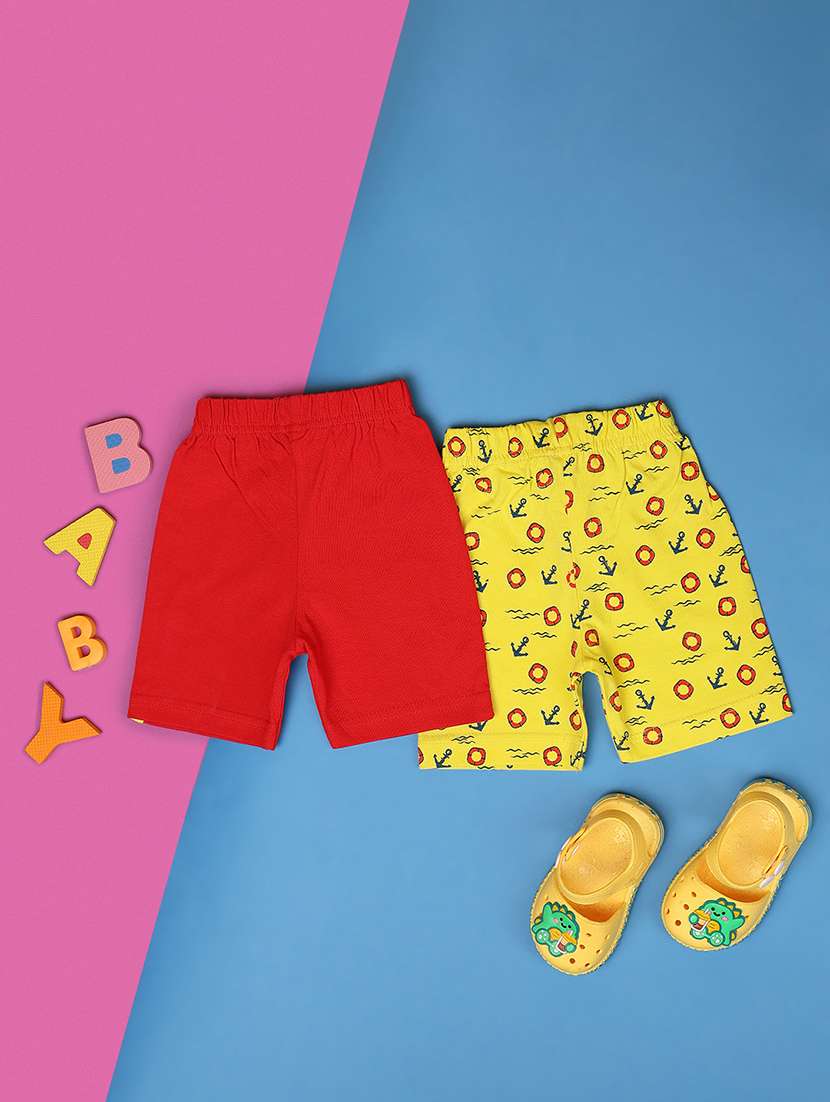 kids pack of 2 printed shorts - 21233215 -  Standard Image - 1