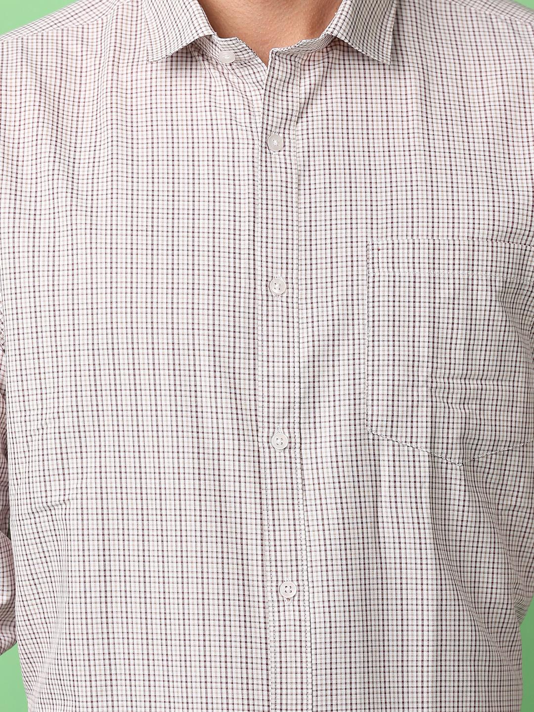 orange poly cotton formal shirt - 21233301 - Standard Image - 1