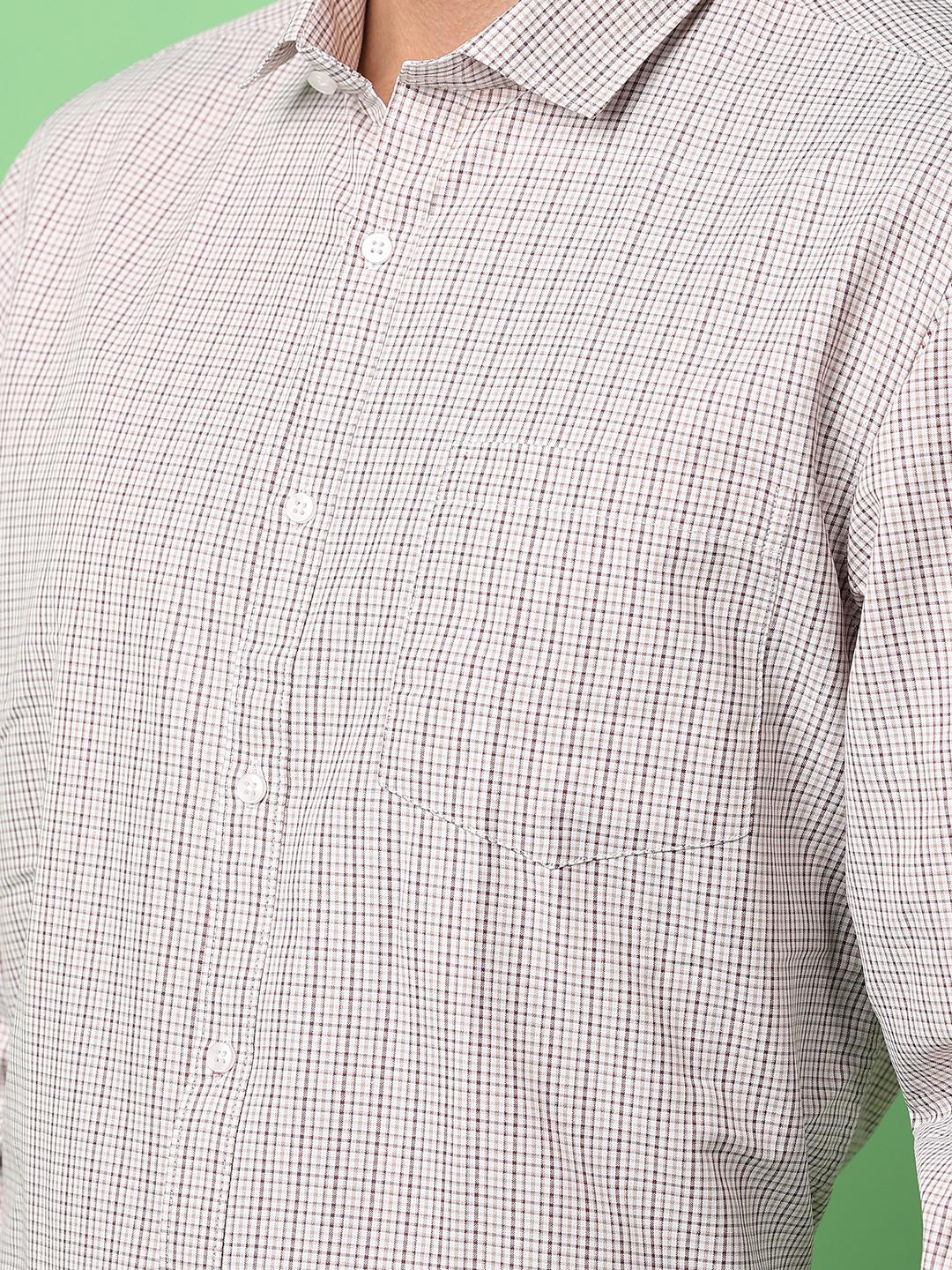 orange poly cotton formal shirt - 21233301 - Standard Image - 4