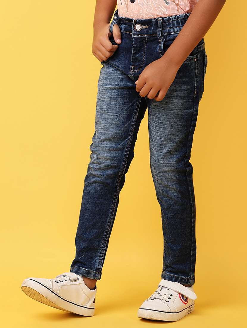 boys mid rise denim jeans - 21233319 -  Standard Image - 1