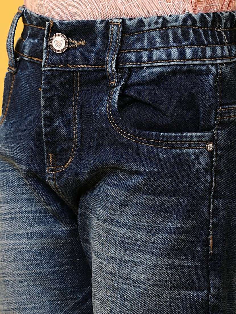 boys mid rise denim jeans - 21233319 -  Standard Image - 4