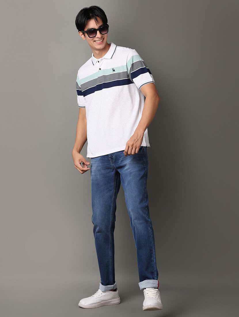 men mid rise denim jeans - 21233322 -  Standard Image - 4