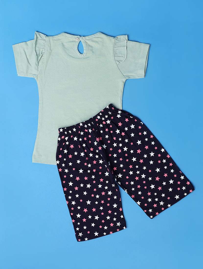 girls printed capri sets - 21233456 -  Standard Image - 1