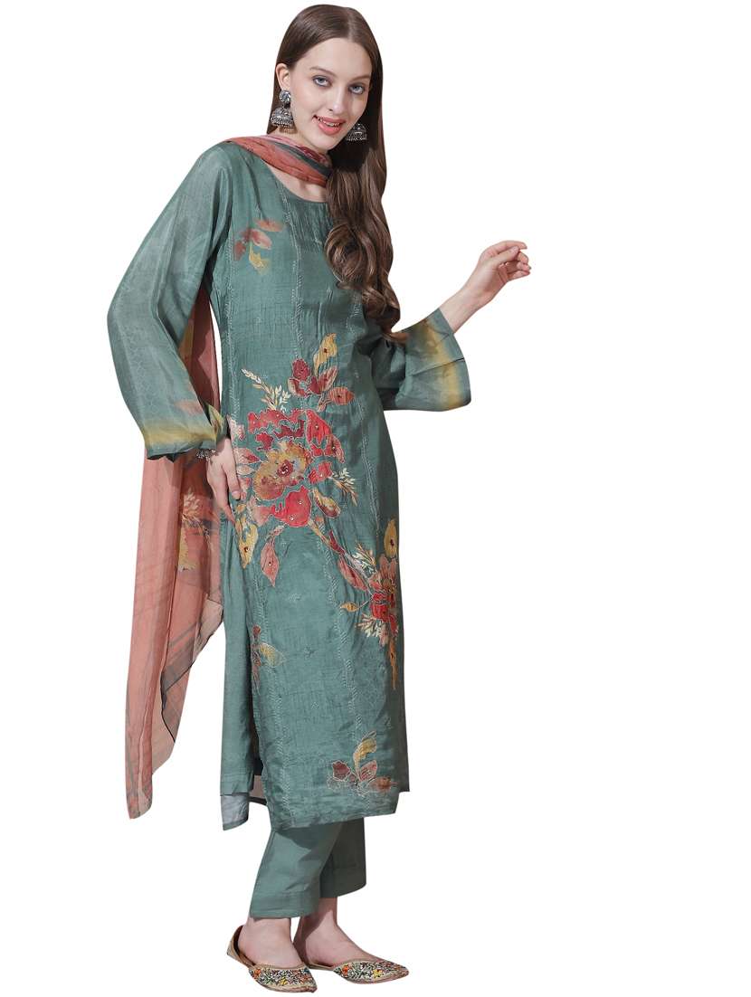 women digital printed unstitched suit - 21235281 -  Standard Image - 1