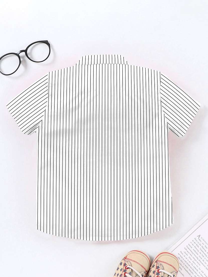 boys striped cotton shirt - 21235833 - Standard Image - 1