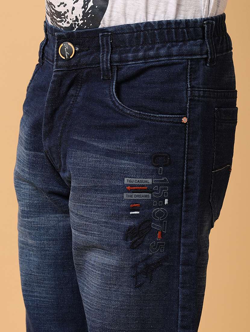 boys mid rise denim three-fourth  - 21236114 -  Standard Image - 6