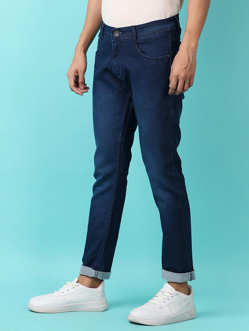 men mid rise slim fit plain jeans - 21236129 - Standard Image - 1