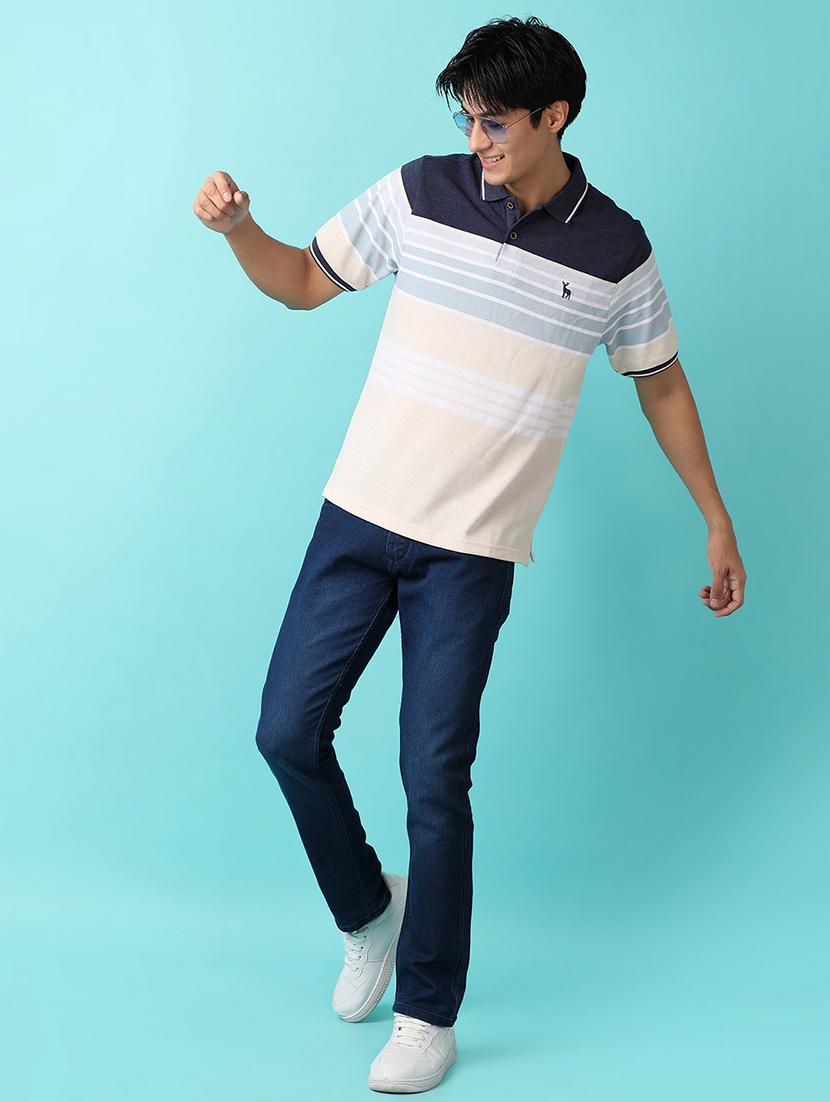 men mid rise slim fit plain jeans - 21236129 - Standard Image - 4