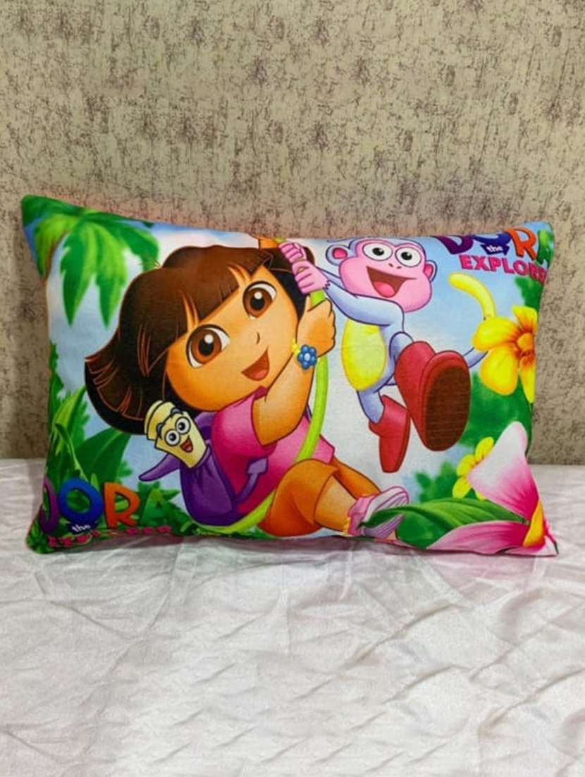 filled cartoon character pillow (dora & boots)