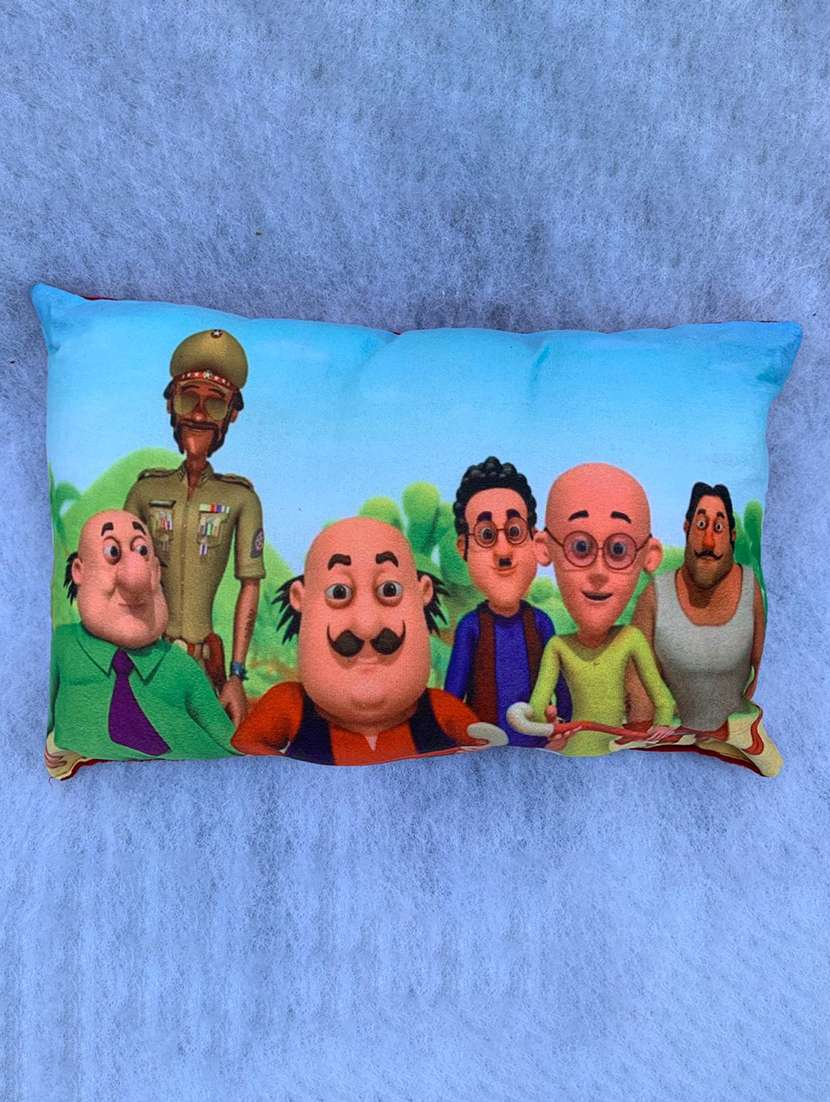 inpout microfibre filled cushion for kids