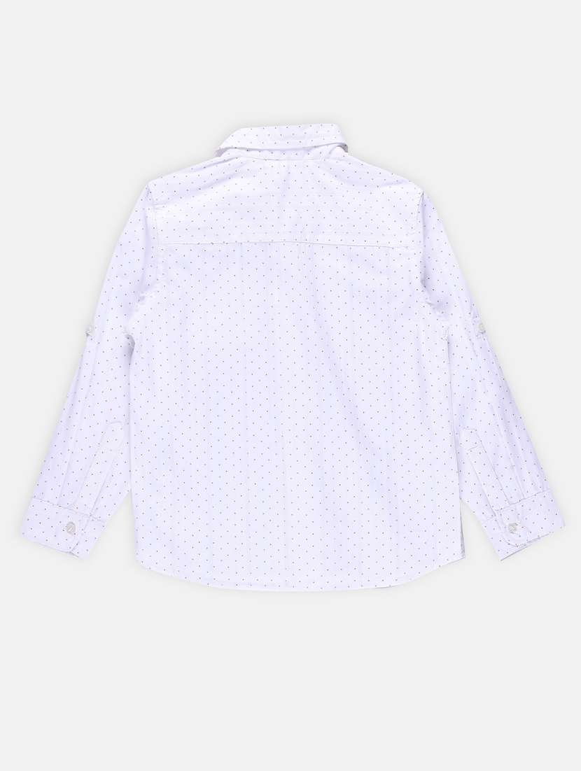 boys solid cotton shirt - 21236444 -  Standard Image - 1