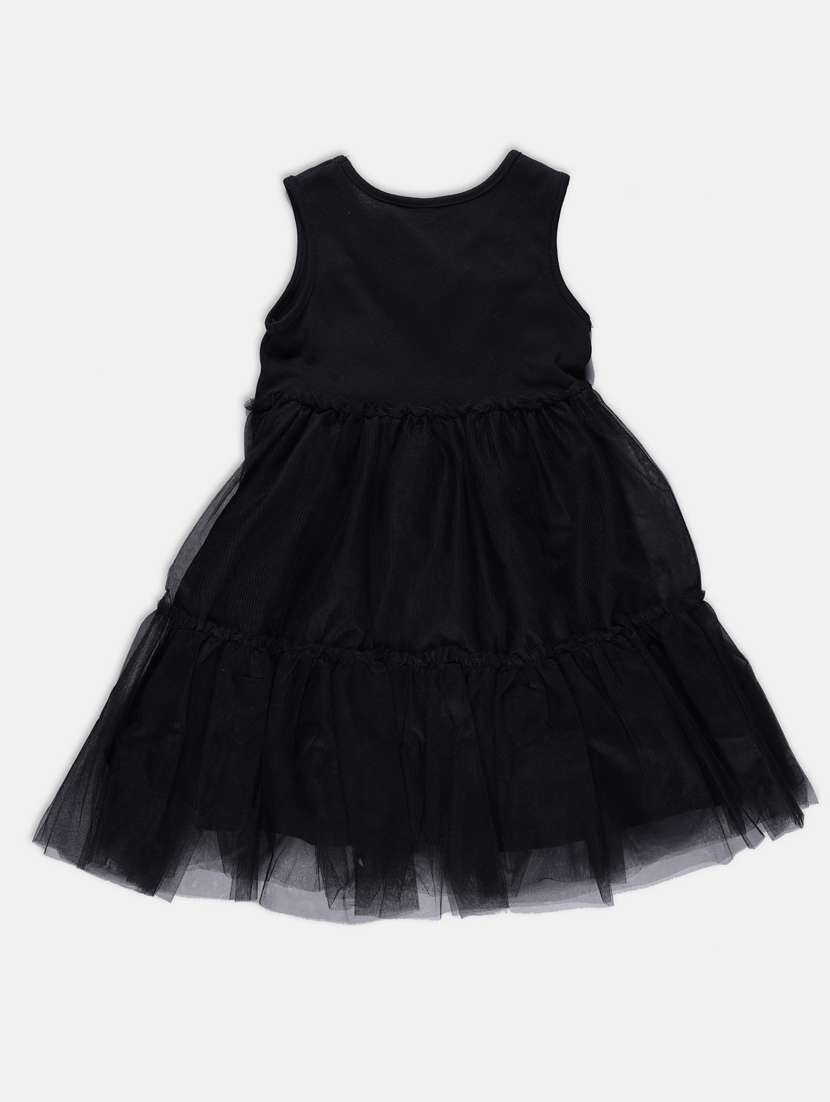 black cotton frock - 21236454 -  Standard Image - 1