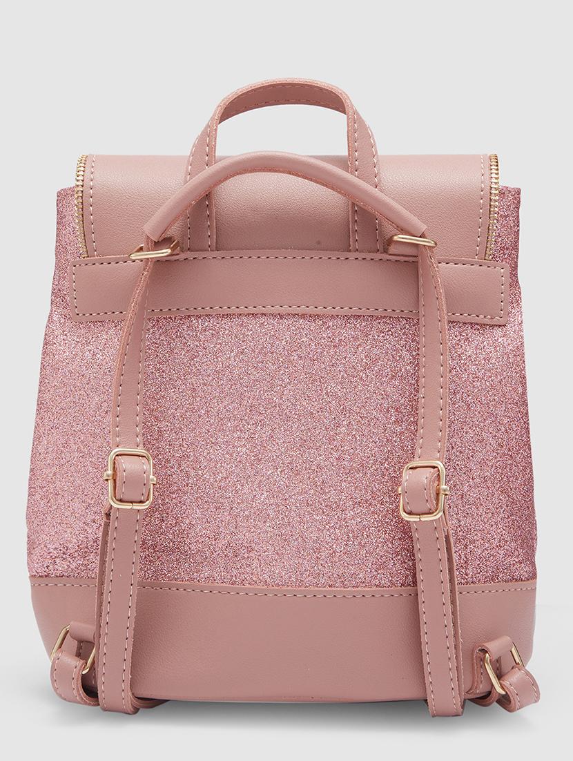 women brown leatherette (pu) fashion backpack - 21237166 -  Standard Image - 1