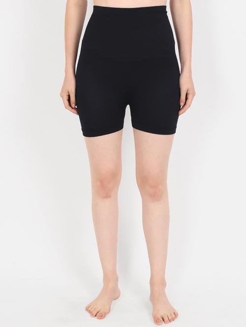 black polyester thigh shapewear - 21237358 -  Standard Image - 0