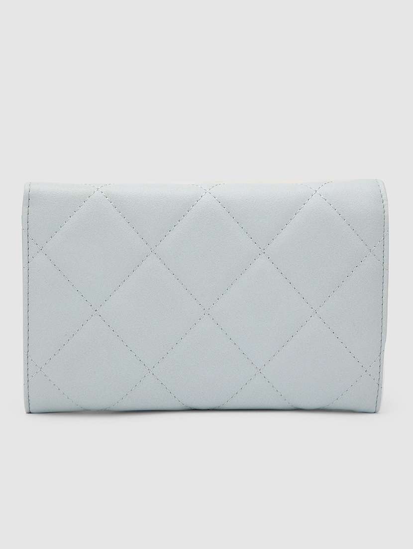 women blue leatherette (pu) handbag - 21237578 -  Standard Image - 1