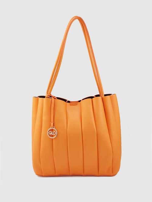 women orange leatherette (pu) handbag - 21237585 - Standard Image - 0