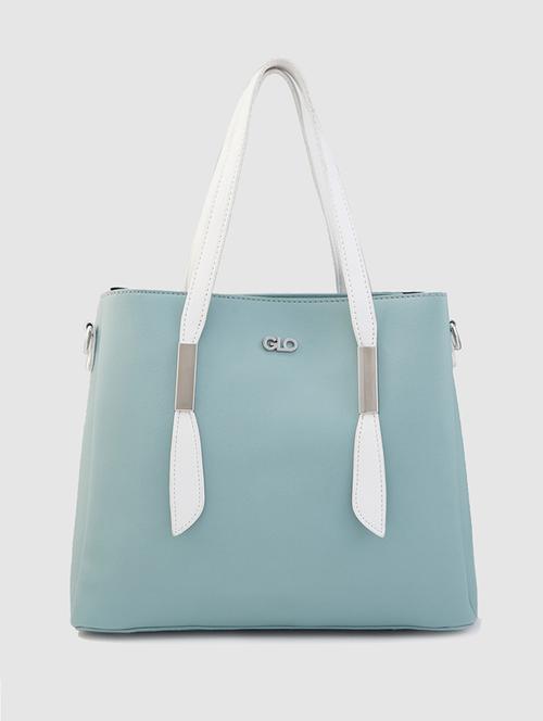 women blue leatherette (pu) handbag - 21237589 - Standard Image - 0