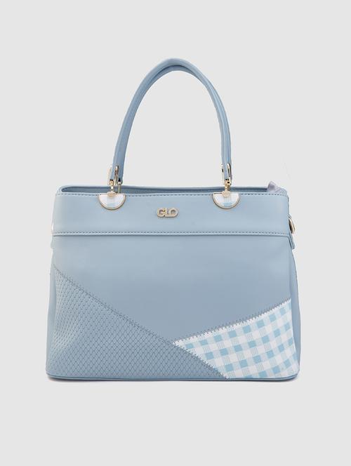 women blue leatherette (pu) handbag - 21237590 -  Standard Image - 0