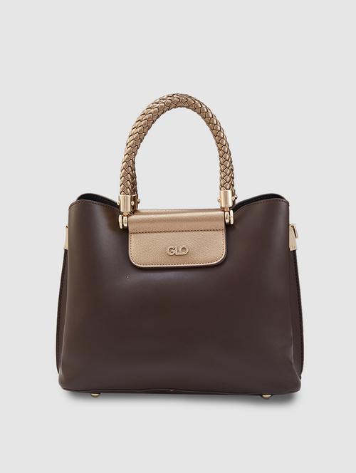 women brown leatherette (pu) handbag - 21237591 -  Standard Image - 0