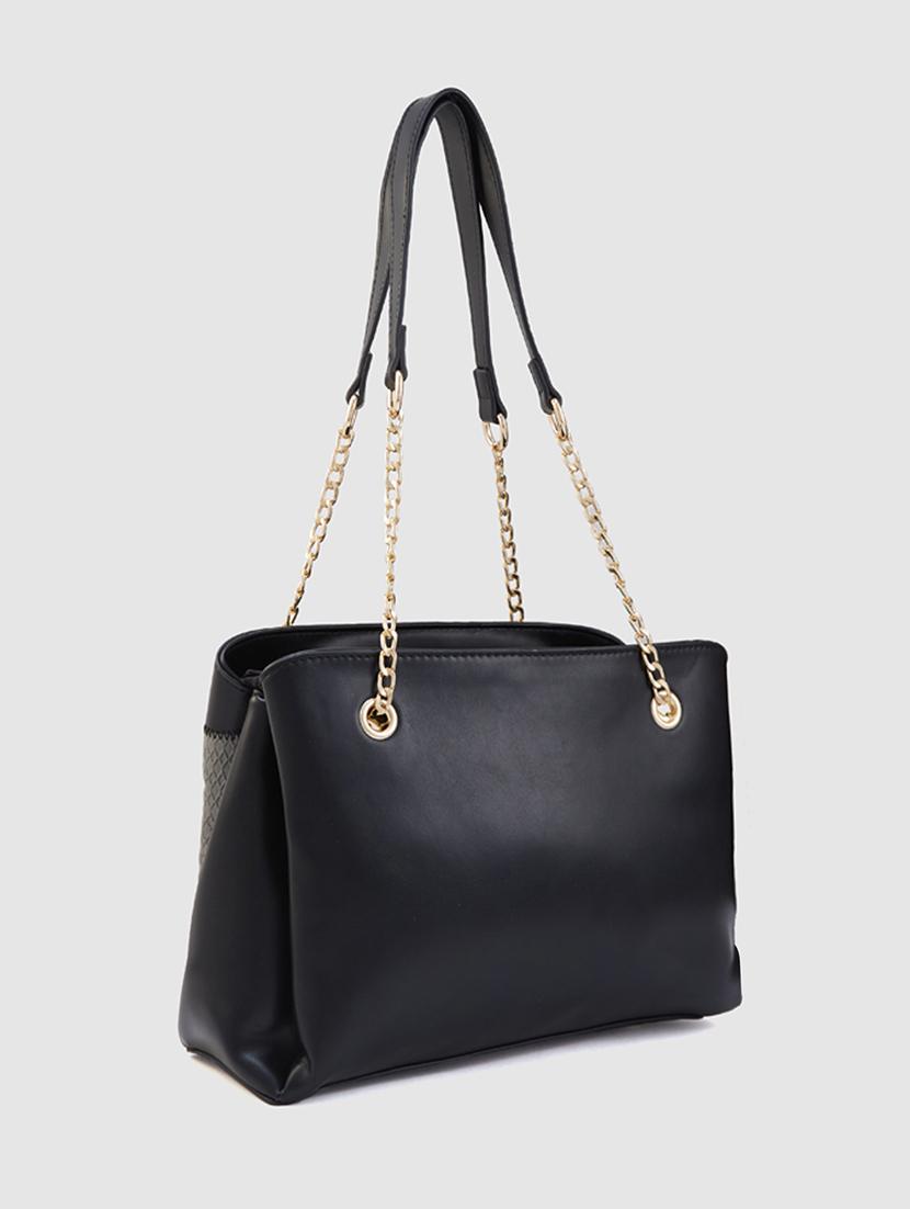 women black leatherette (pu) handbag - 21237592 - Standard Image - 4