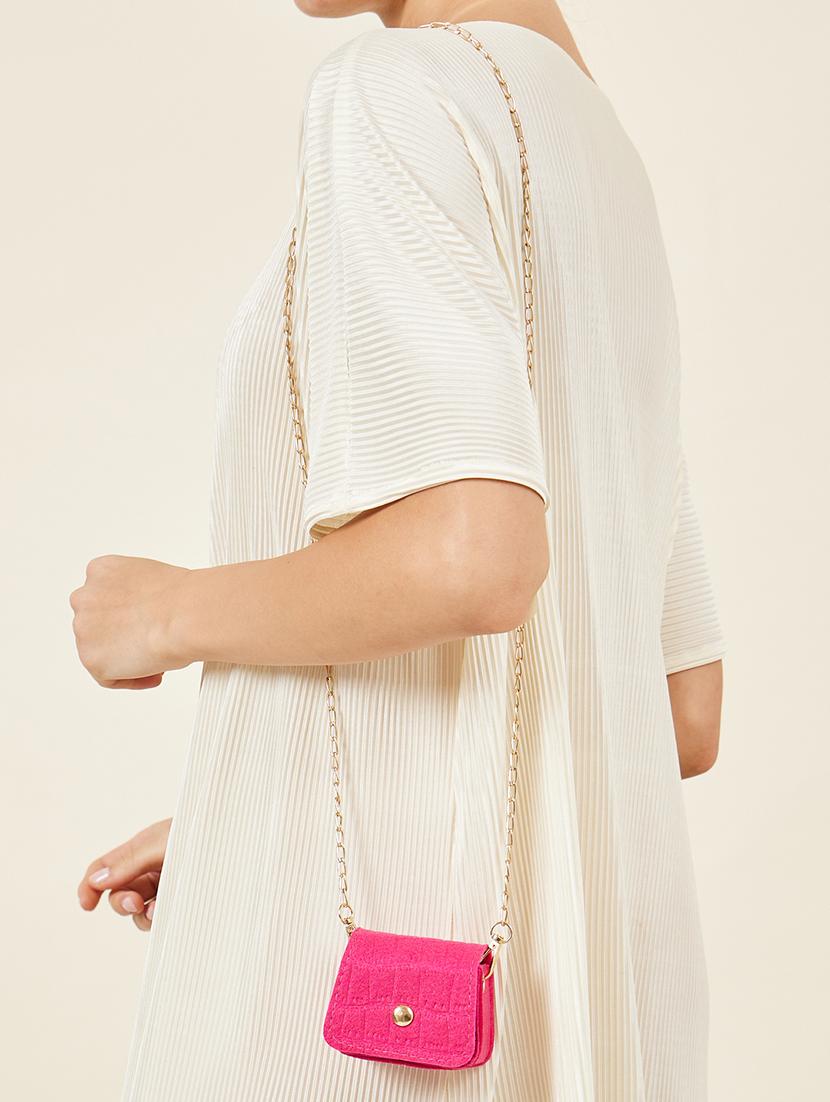 women solid sling bag - 21238582 - Standard Image - 4