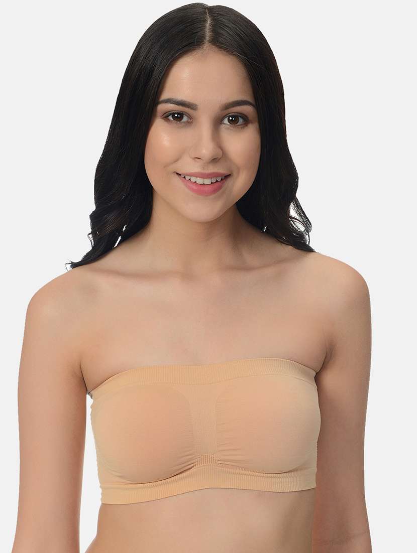 women multicolored set of 2 solid tube bra - 21239362 - Standard Image - 1