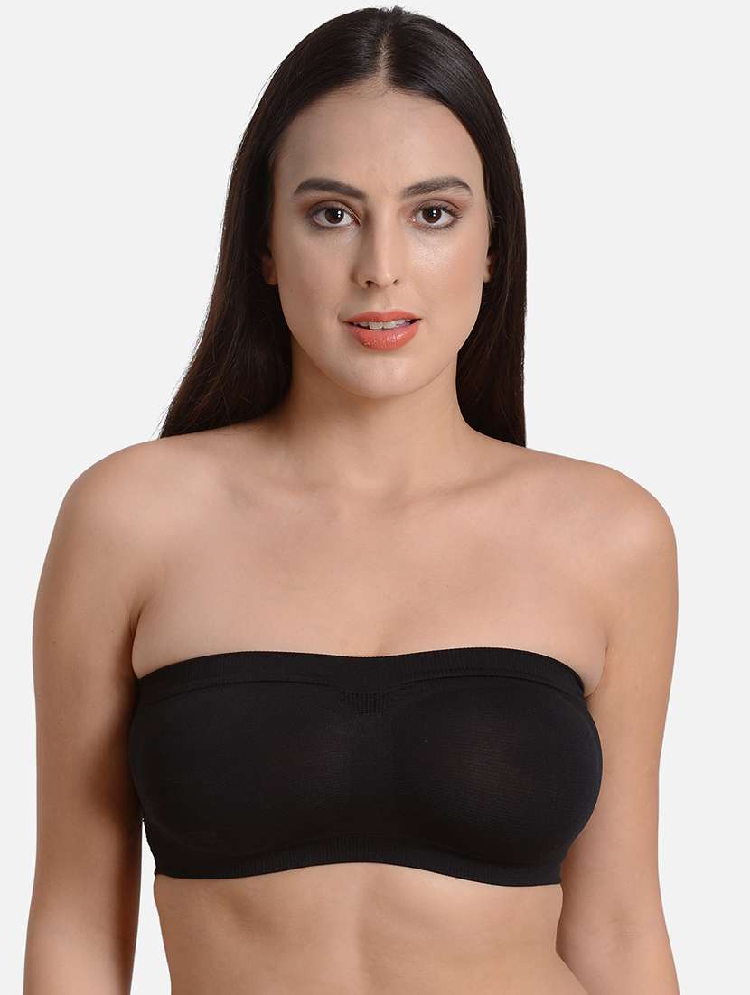 women multicolored set of 2 solid tube bra - 21239363 -  Standard Image - 1