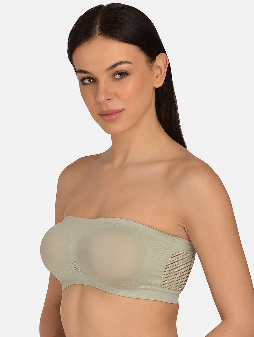 women multicolored set of 2 solid tube bra - 21239369 -  Standard Image - 1