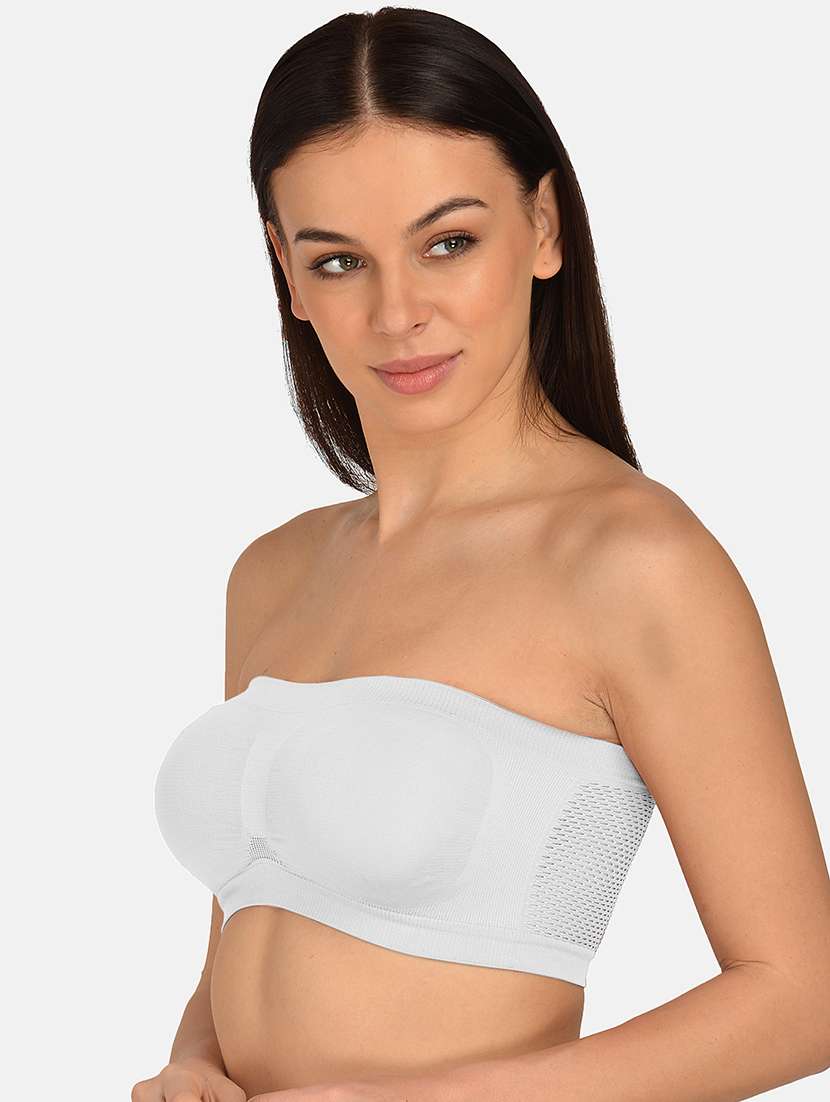women multicolored set of 2 solid tube bra - 21239369 -  Standard Image - 4