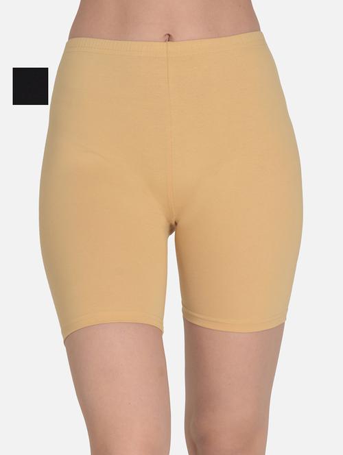 pack of 2 solid multi colored shorts - 21239401 -  Standard Image - 0