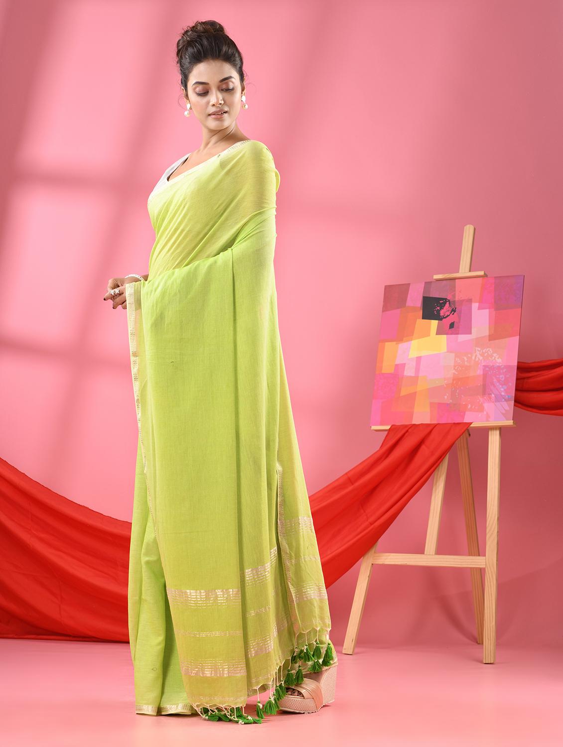 women self design handloom saree - 21240624 - Standard Image - 1