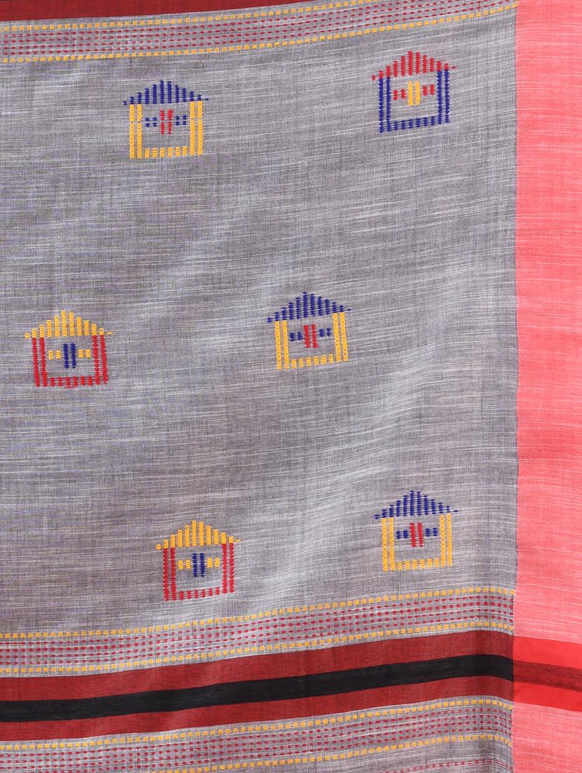 women self design handloom saree - 21240632 - Standard Image - 4