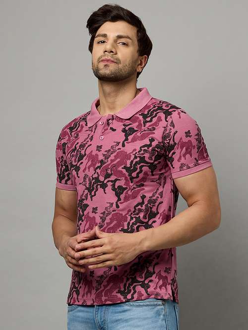 men all over print polo t-shirt - 21241245 -  Standard Image - 0