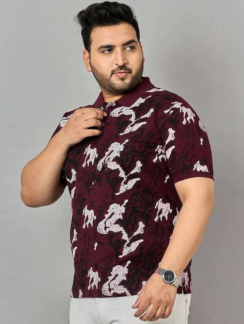 men black regular fit plus size polo t-shirt - 21241246 -  Standard Image - 0