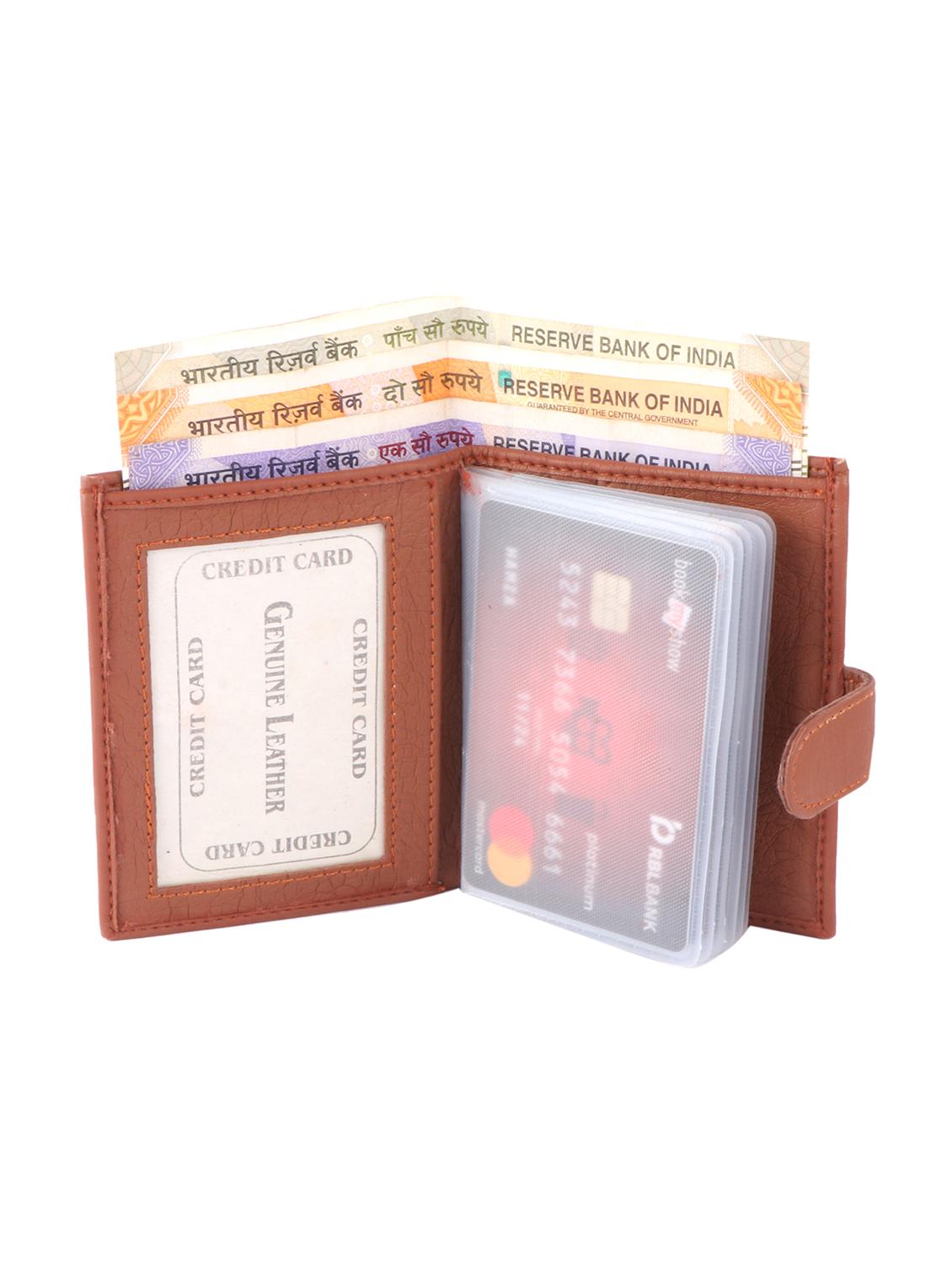 tan leatherette wallet - 21241416 -  Standard Image - 1