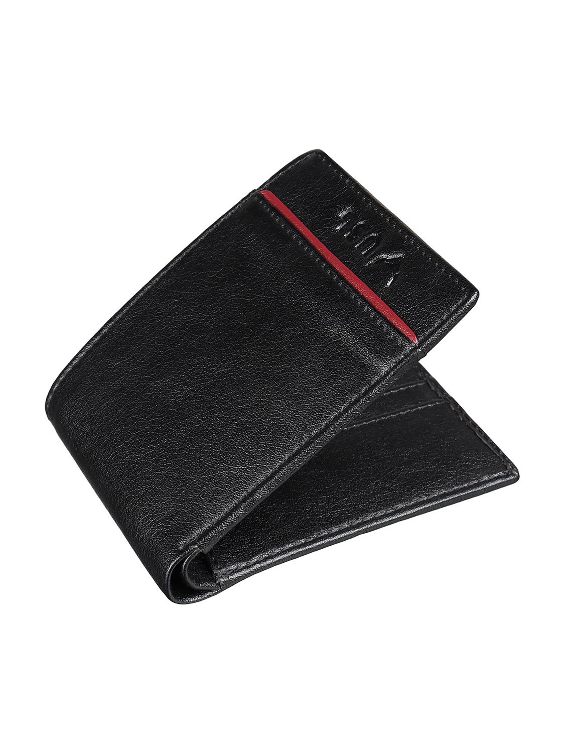 black leatherette wallet - 21241424 -  Standard Image - 1
