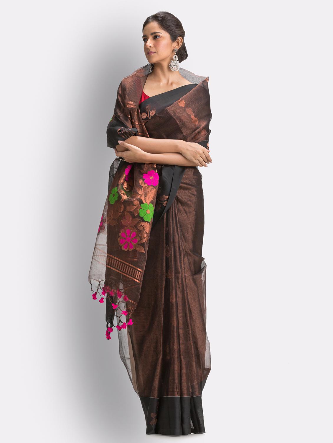 women handloom saree - 21241716 - Standard Image - 1