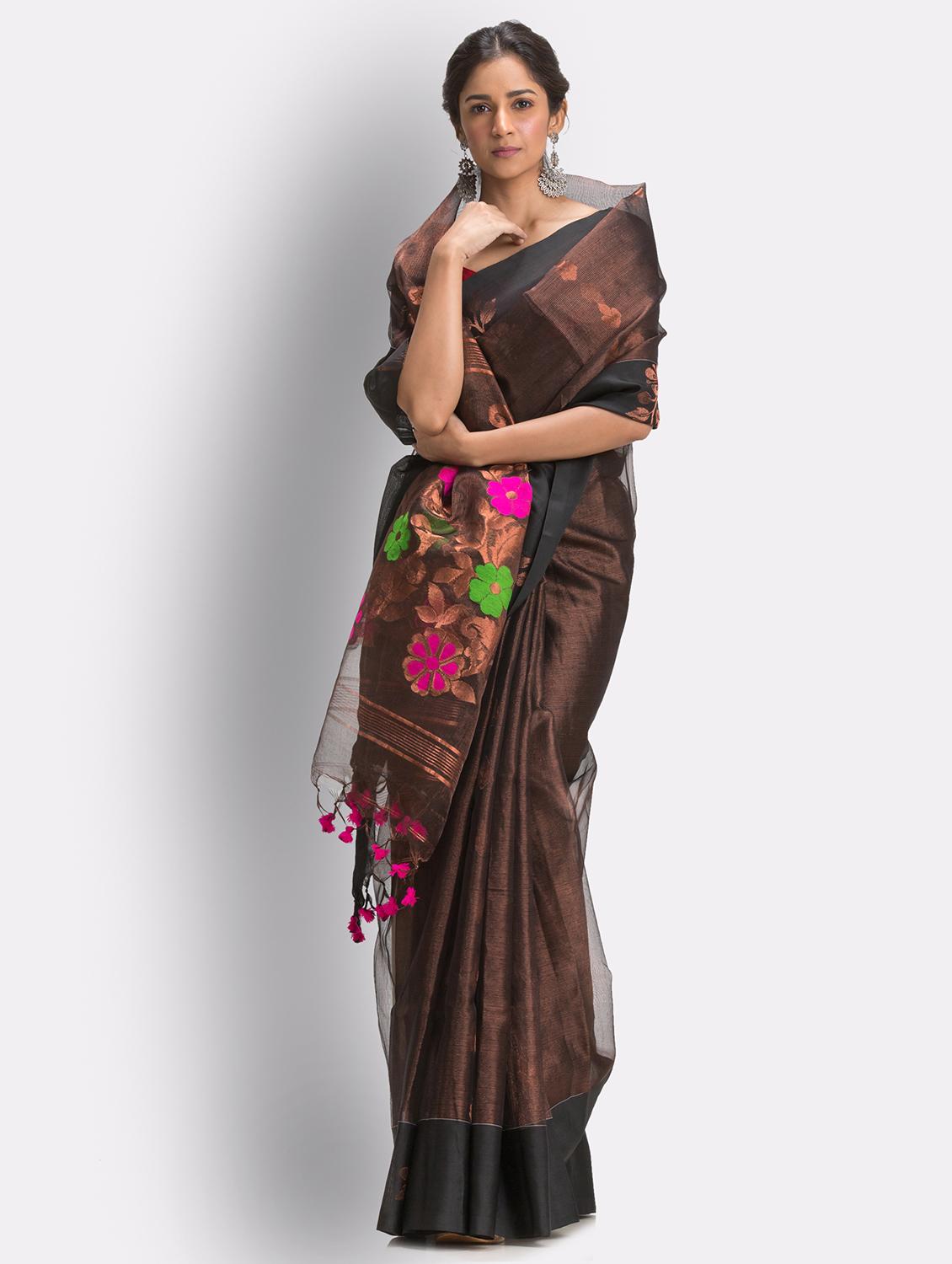 women handloom saree - 21241716 - Standard Image - 4