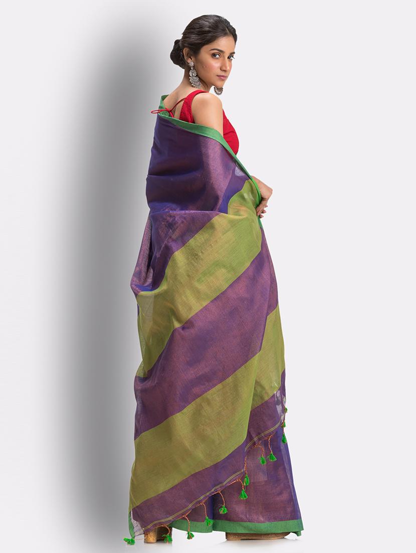 women handloom saree with blouse - 21242091 - Standard Image - 1